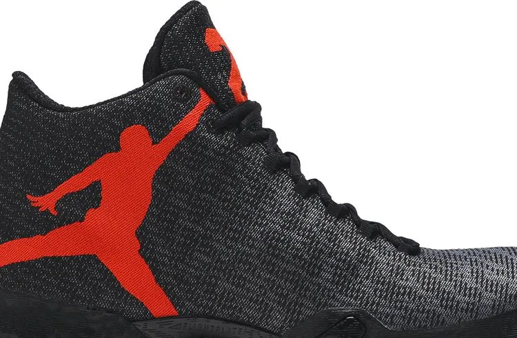 Air Jordan 29 Team Orange Sneakers, Black