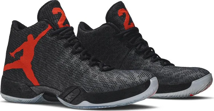 Air Jordan 29 Team Orange Sneakers, Black