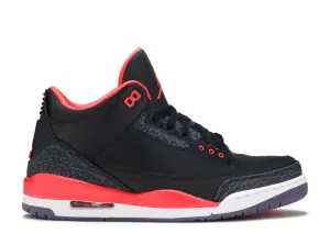 AIR JORDAN 3 RETRO 'CRIMSON' sneakers, black