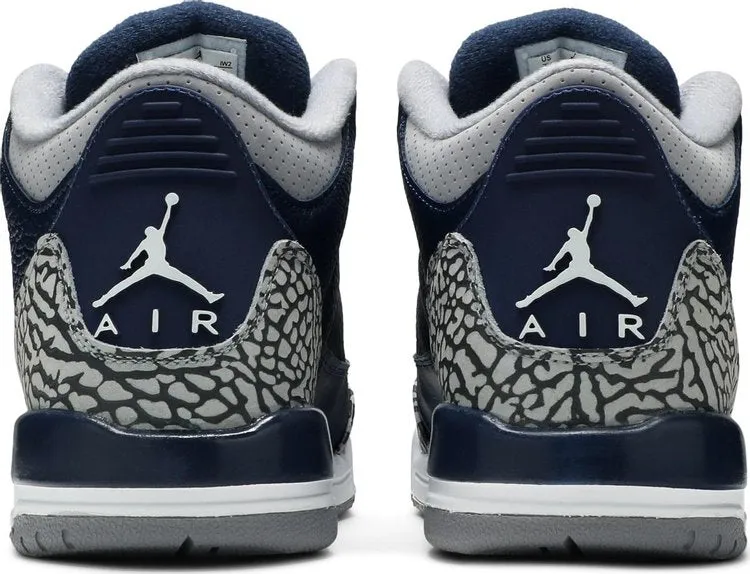 Air Jordan 3 Retro GS Georgetown Sneakers, Blue