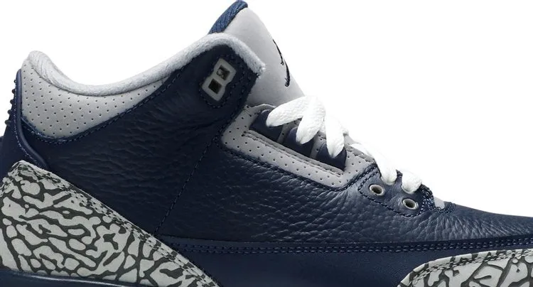 Air Jordan 3 Retro GS Georgetown Sneakers, Blue