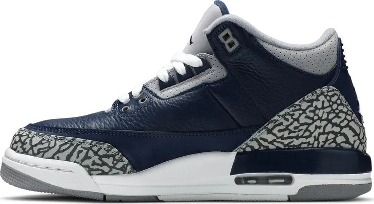 Air Jordan 3 Retro GS Georgetown Sneakers, Blue