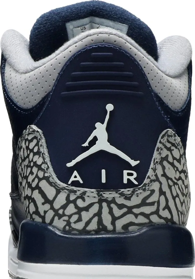 Air Jordan 3 Retro GS Georgetown Sneakers, Blue