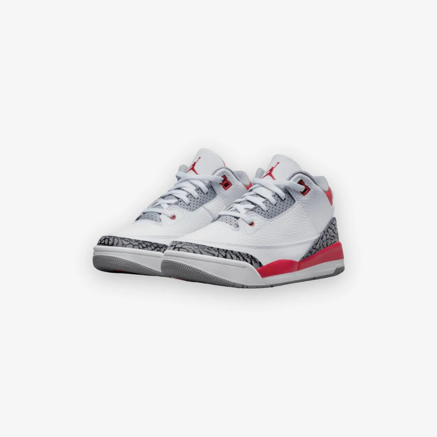 Air Jordan 3 Retro PS White Fire Red Black DM0966-160