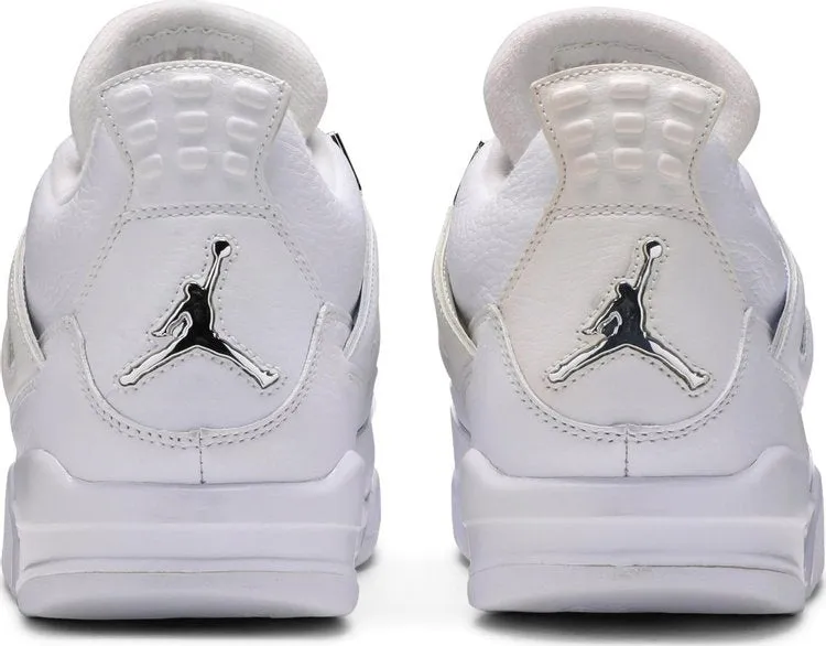 Air Jordan 4 Retro 25th Silver Anniversary sneakers, white