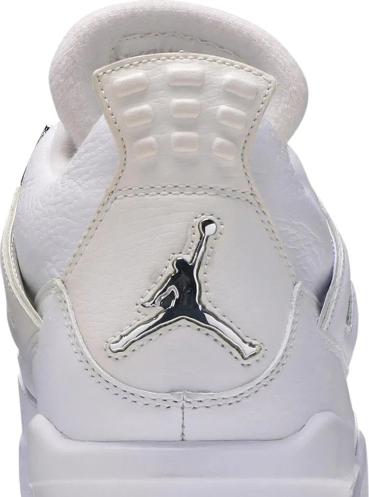 Air Jordan 4 Retro 25th Silver Anniversary sneakers, white