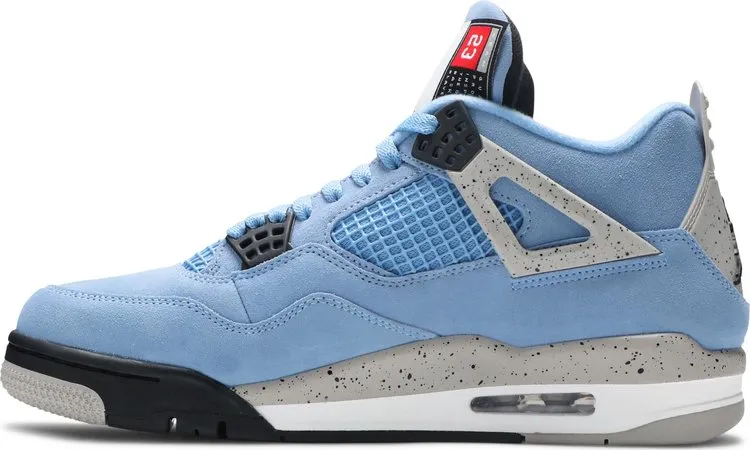 Air Jordan 4 Retro University Blue sneakers, blue