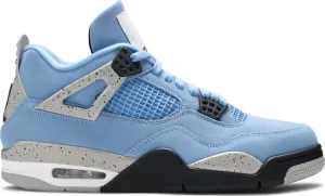 Air Jordan 4 Retro University Blue sneakers, blue