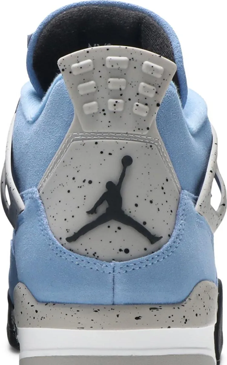 Air Jordan 4 Retro University Blue sneakers, blue