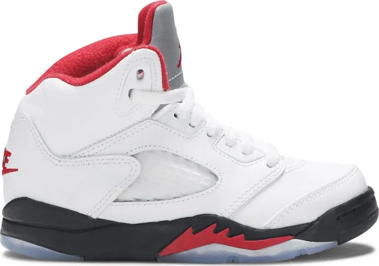 Air Jordan 5 Retro PS Fire Red 2020 Sneakers, White