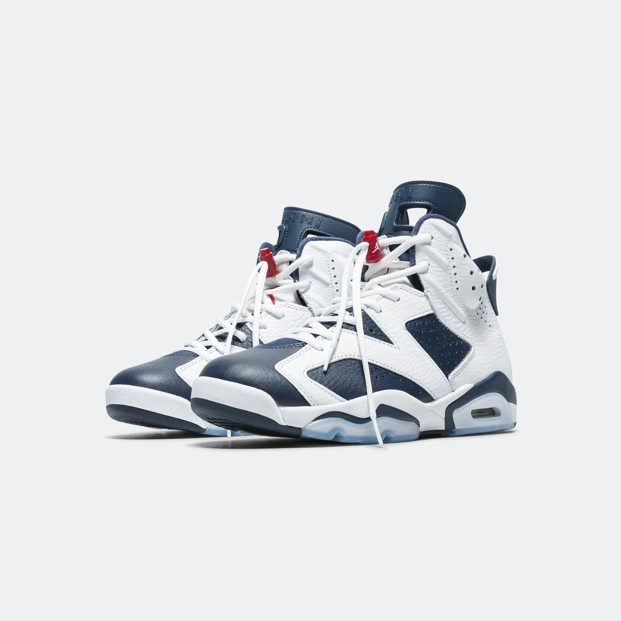 Air Jordan 6 Retro - White/Varsity Red-Midnight Navy