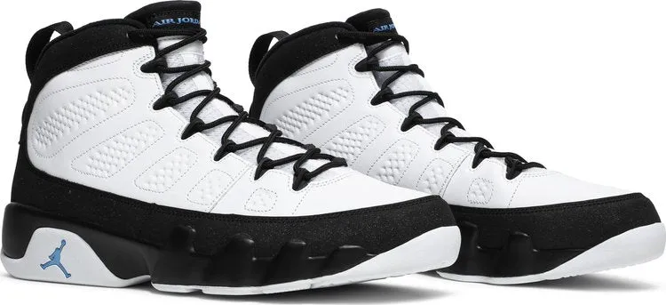 Air Jordan 9 Retro University Blue sneakers, white