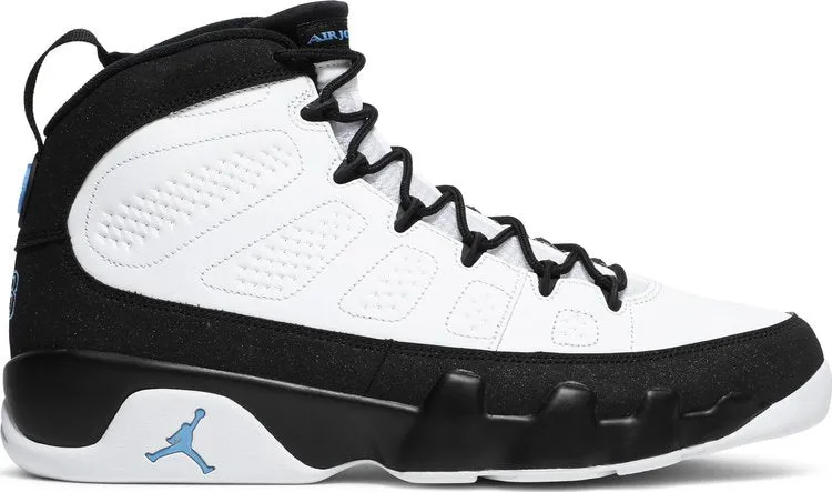 Air Jordan 9 Retro University Blue sneakers, white