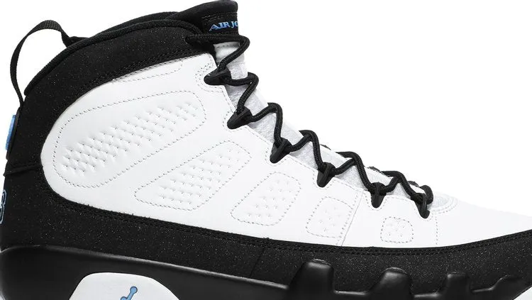 Air Jordan 9 Retro University Blue sneakers, white