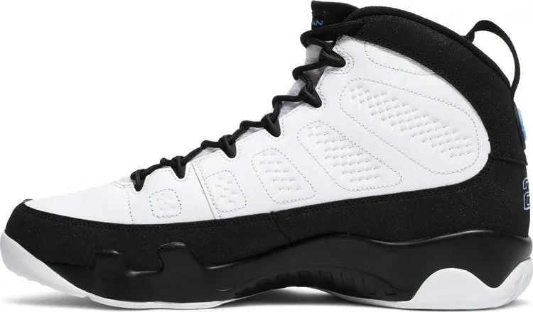 Air Jordan 9 Retro University Blue sneakers, white