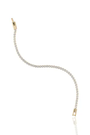 Allie Tennis Bracelet | Gold