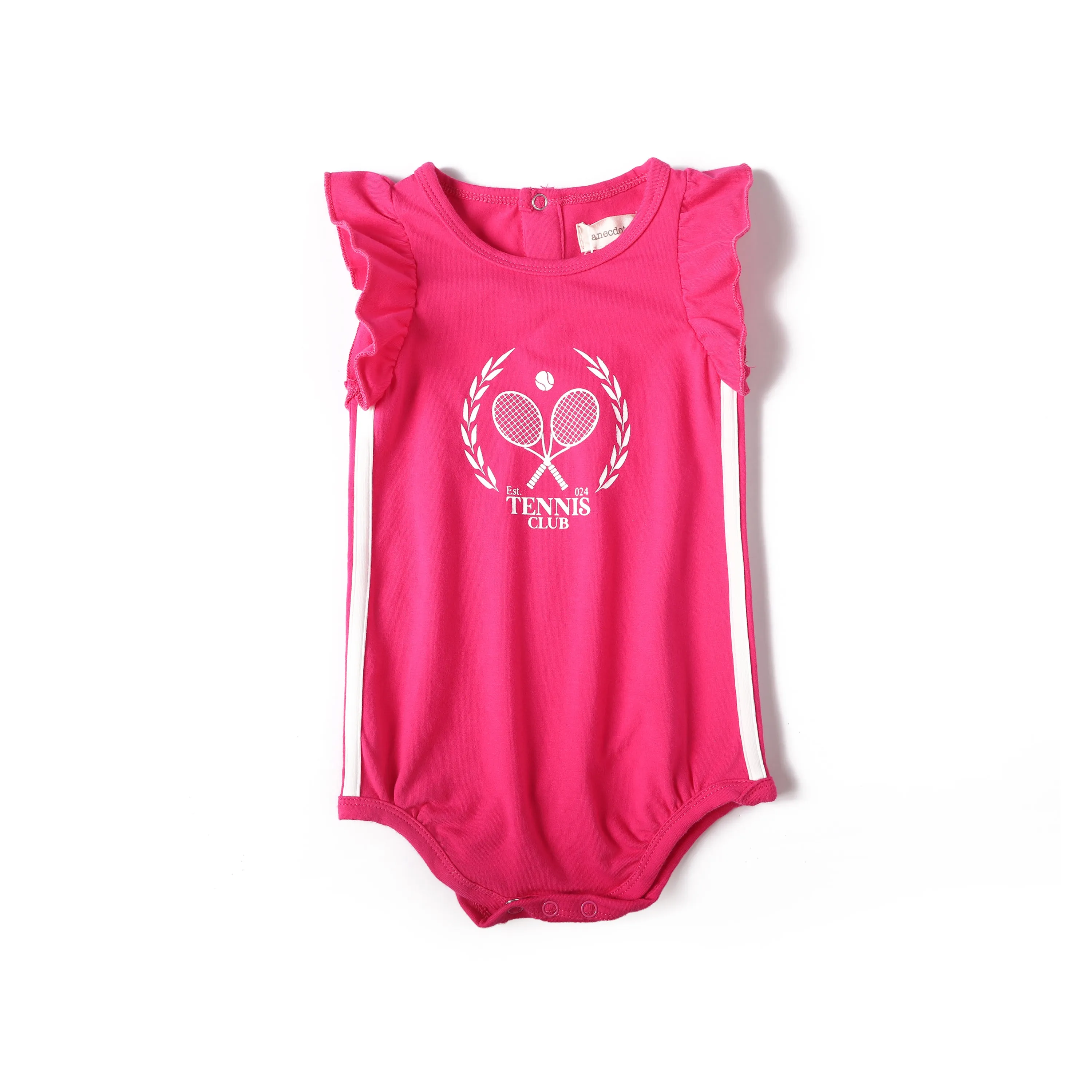 Anecdote Hot Pink Girls Tennis Romper (TE2478)