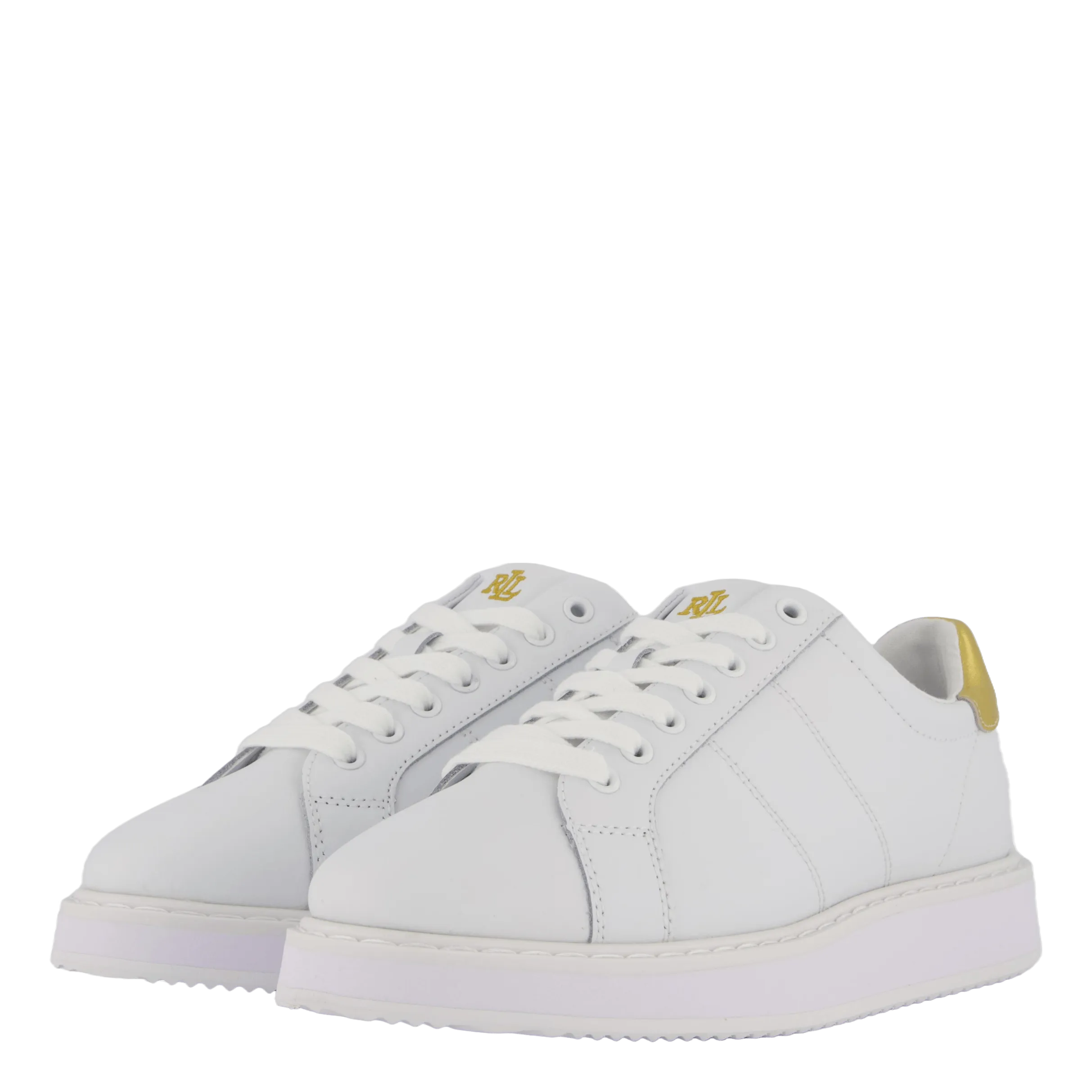 Angeline IV Action Leather Sneaker RL White / RL Gold