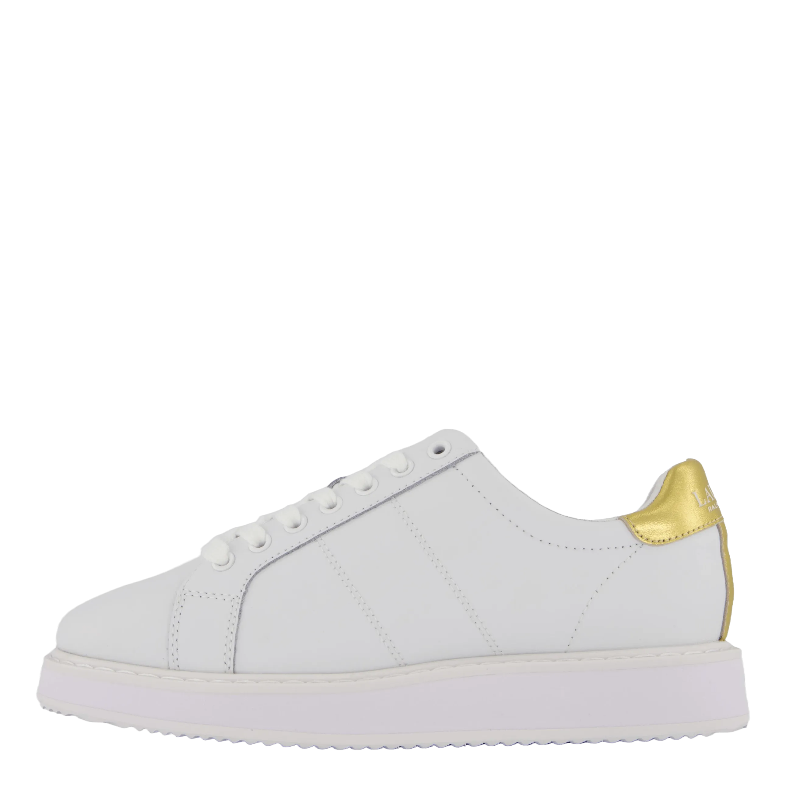 Angeline IV Action Leather Sneaker RL White / RL Gold