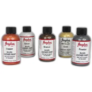 ANGELUS "Metallic" Acrylic Leather Paint (4 fl. oz)