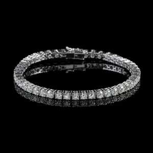 Art Deco Style Diamond Tennis Bracelet 7Ct Of Diamond 18Ct White Gold