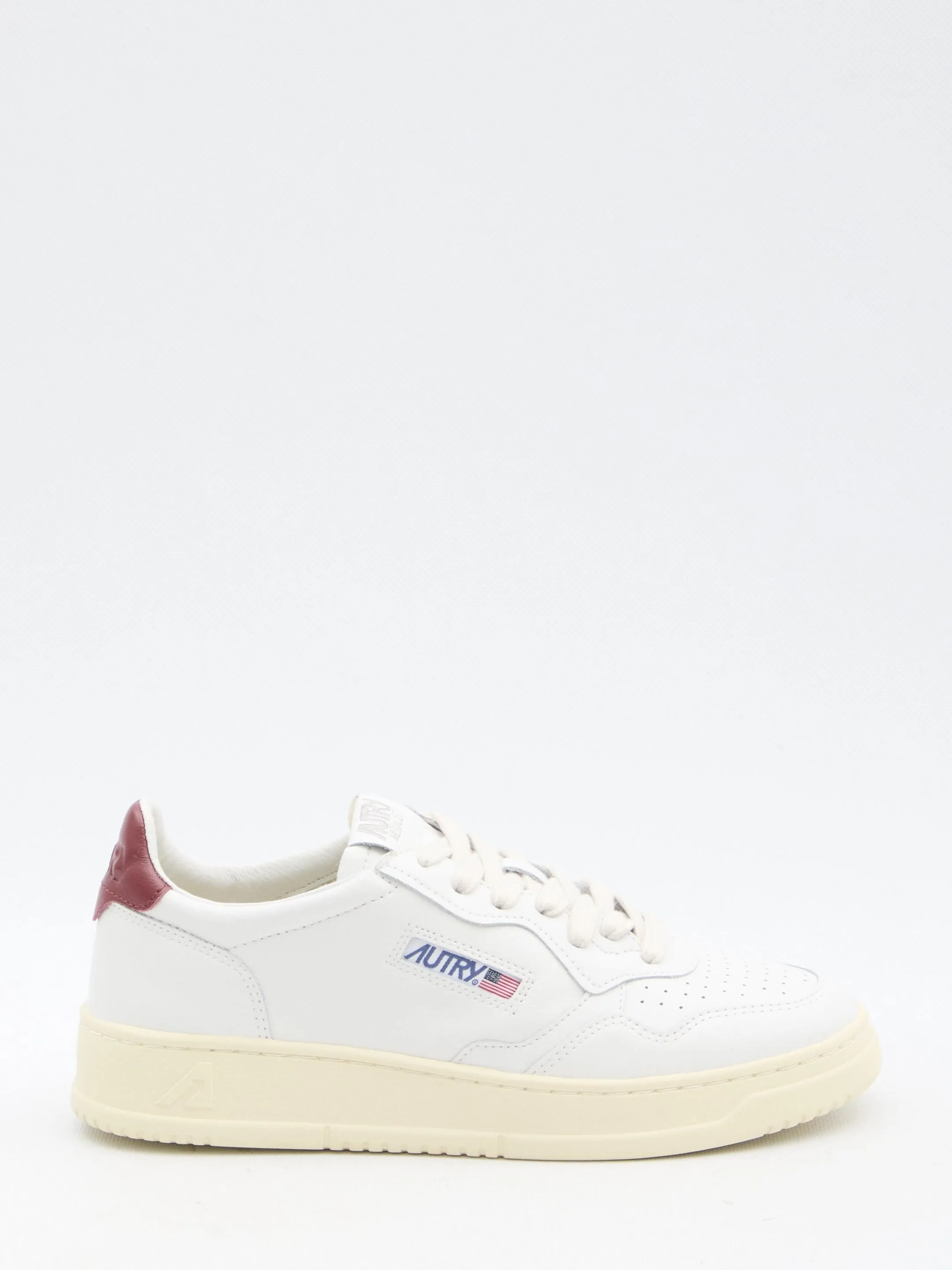 Autry Medalist Embossed Sneakers In White