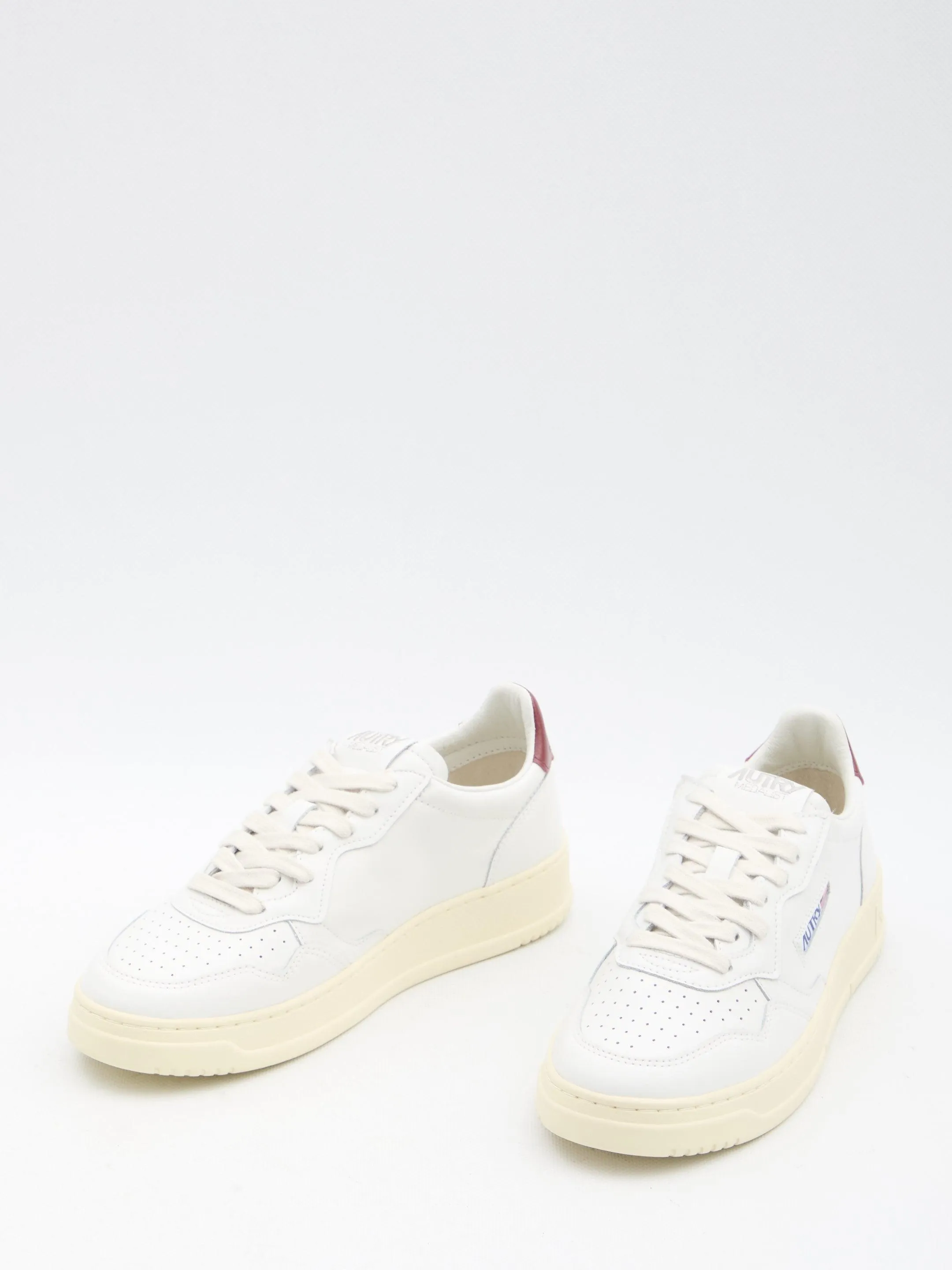 Autry Medalist Embossed Sneakers In White