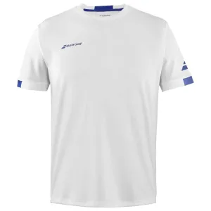 Babolat Boys Play Crew Neck T-Shirt White