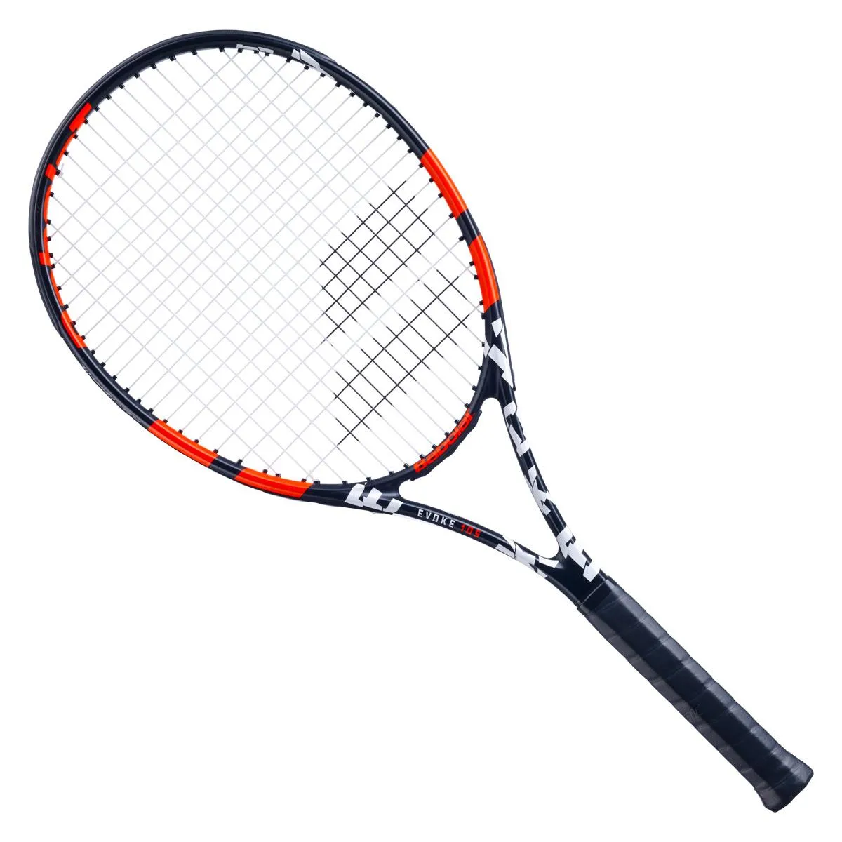 Babolat Evoke 105 Strung 275gm Black Orange Tennis Racket