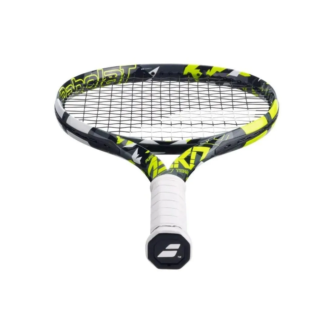 Babolat Pure Aero Team White Yellow 285gm GRAPHITE Strung No Cover Tennis Racket [WS]