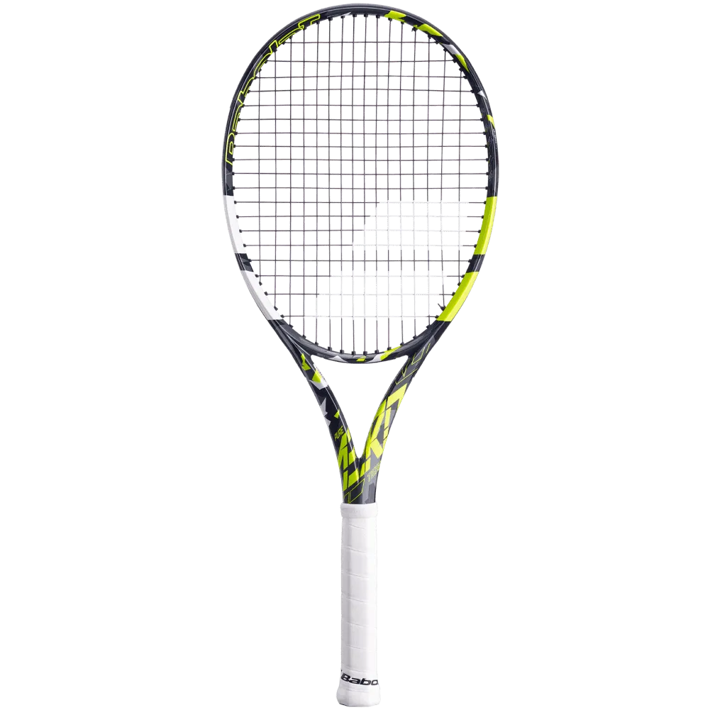 Babolat Pure Aero Team White Yellow 285gm GRAPHITE Strung No Cover Tennis Racket [WS]