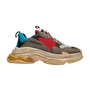 Balenciaga Wmns Triple S 'Blue Red' Sneakers, blue