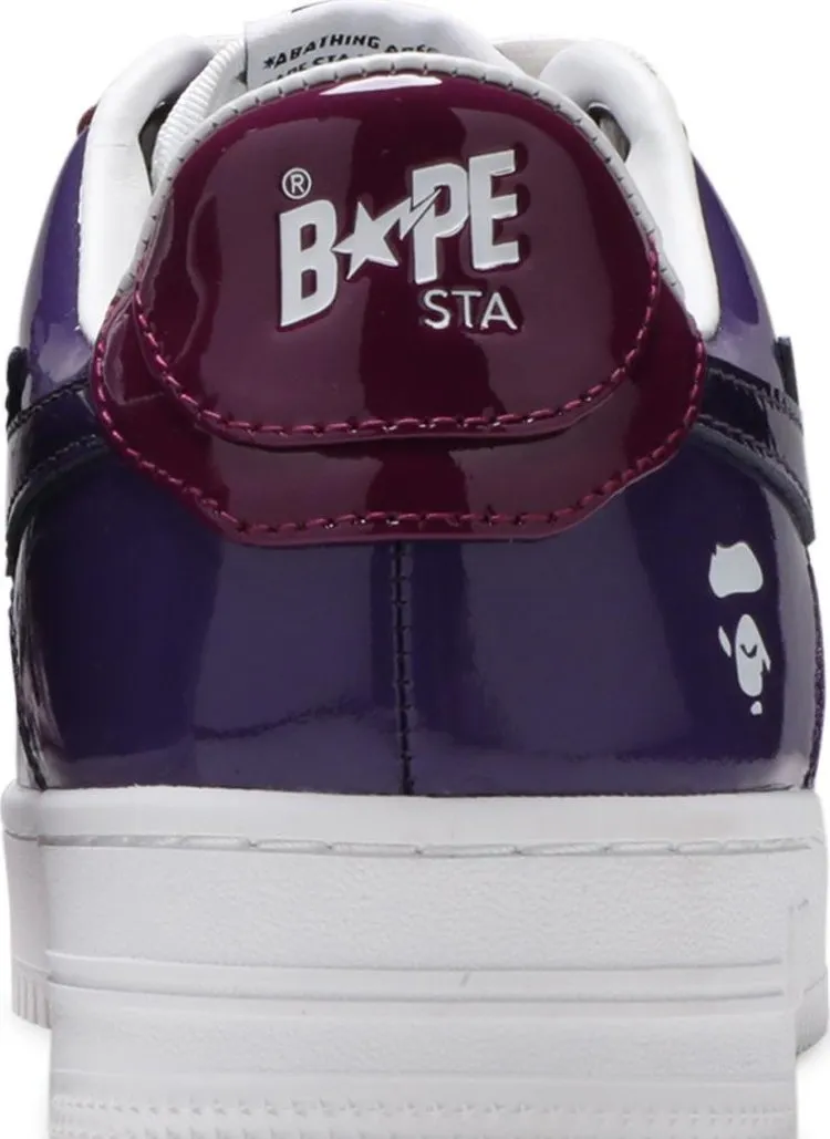 Bapesta Color Camo Combo Sneakers - Purple