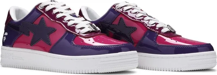 Bapesta Color Camo Combo Sneakers - Purple