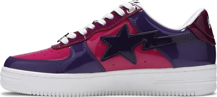 Bapesta Color Camo Combo Sneakers - Purple