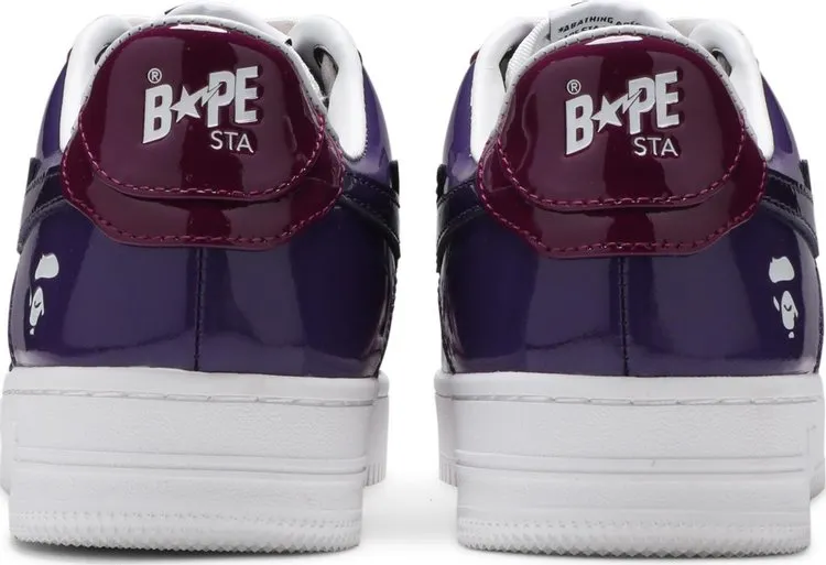 Bapesta Color Camo Combo Sneakers - Purple