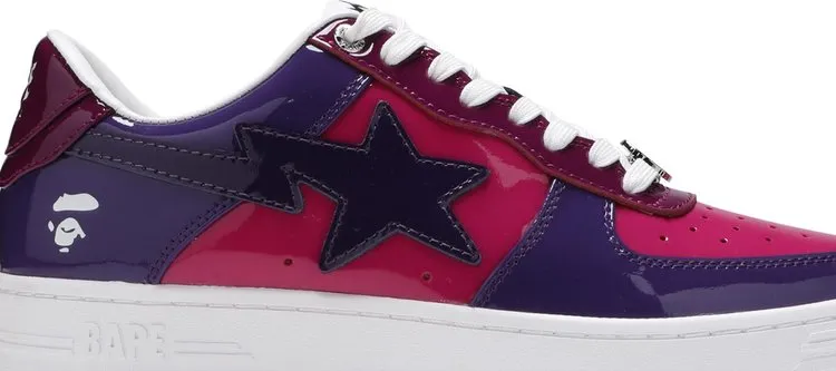 Bapesta Color Camo Combo Sneakers - Purple