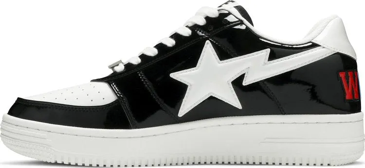 Bapesta Low M1 Shark Face Sneakers - Black, black