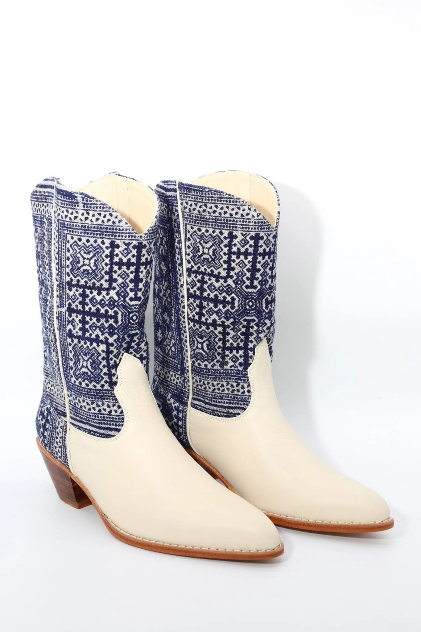 BATIK INDIGO WESTERN BOOTS MOLI