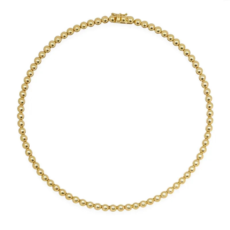 Bezel Tennis Necklace