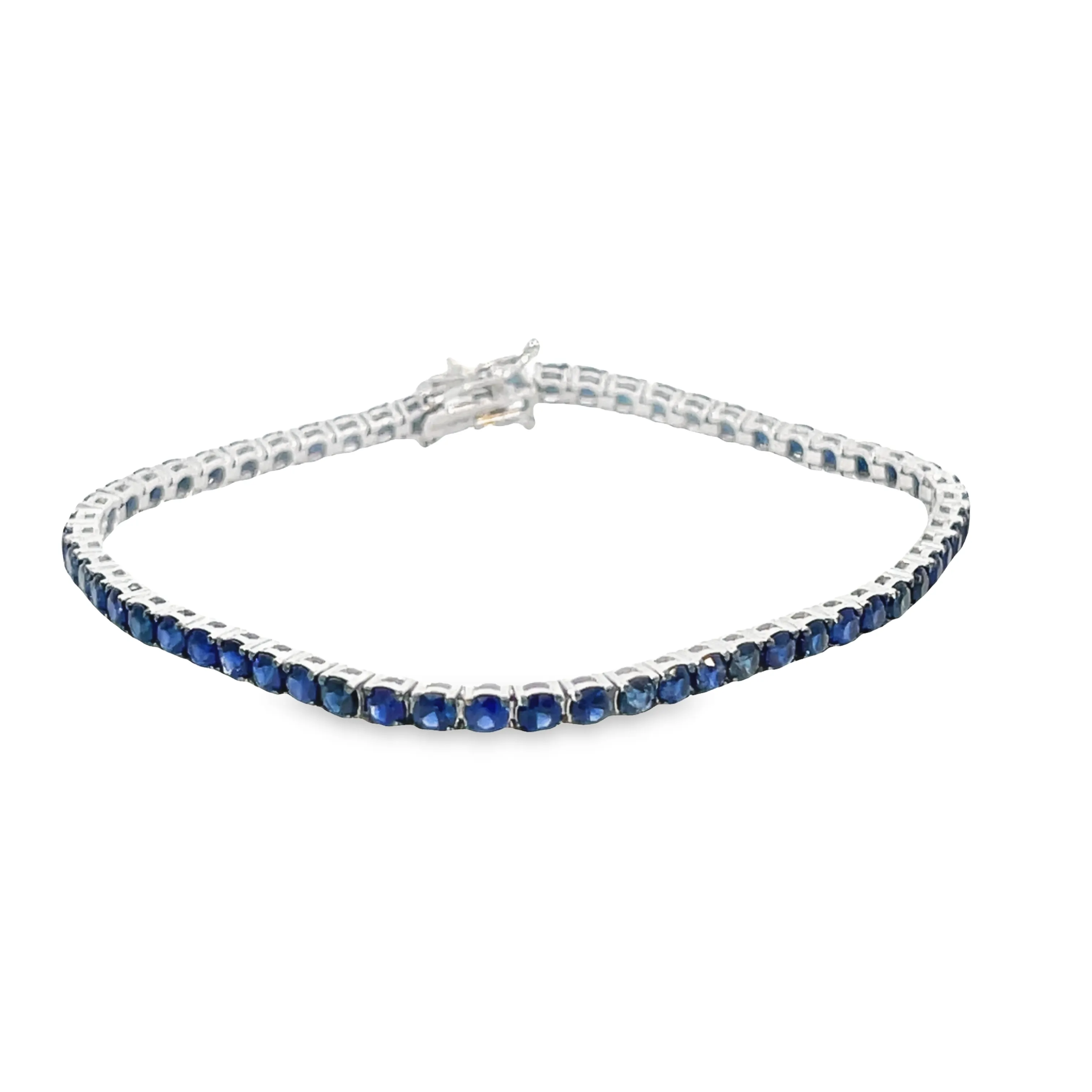 Blue Sapphire Tennis Bracelet