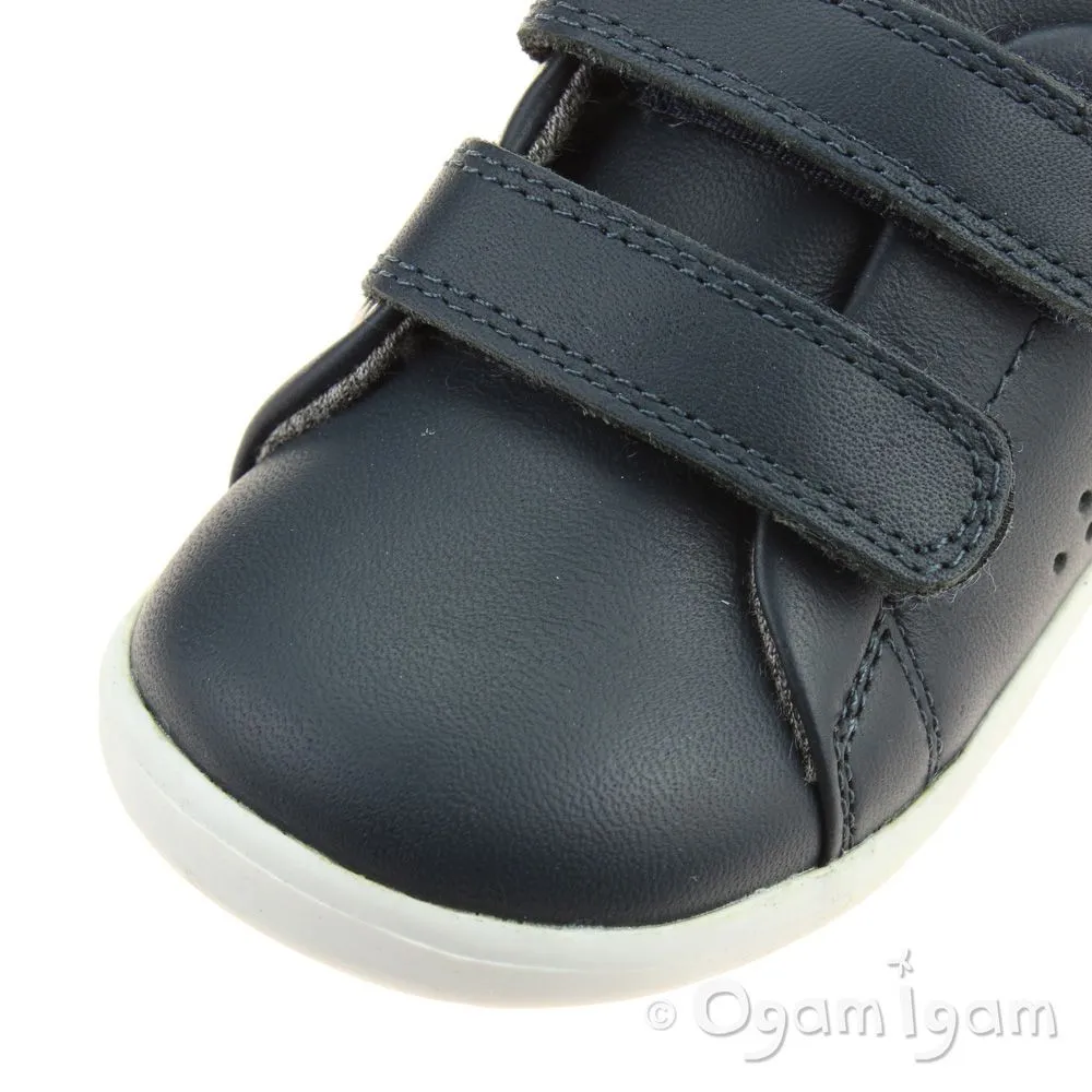 Bobux Grass Court Step Up Infant Boys Navy Shoe