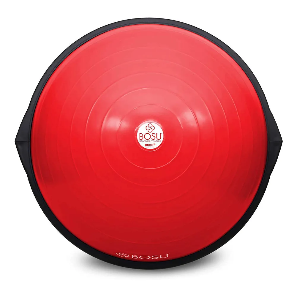 Bosu Home Gym The Original Balance Trainer 65 cm Diameter, Red & Black (Used)