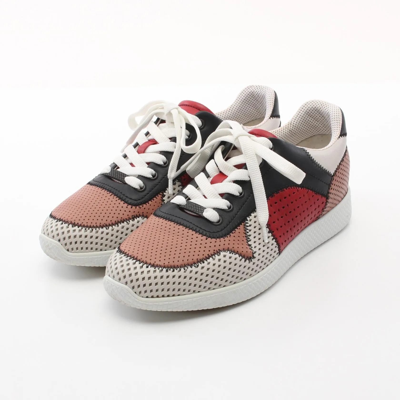 Bottega Veneta Leather Sneakers Pink