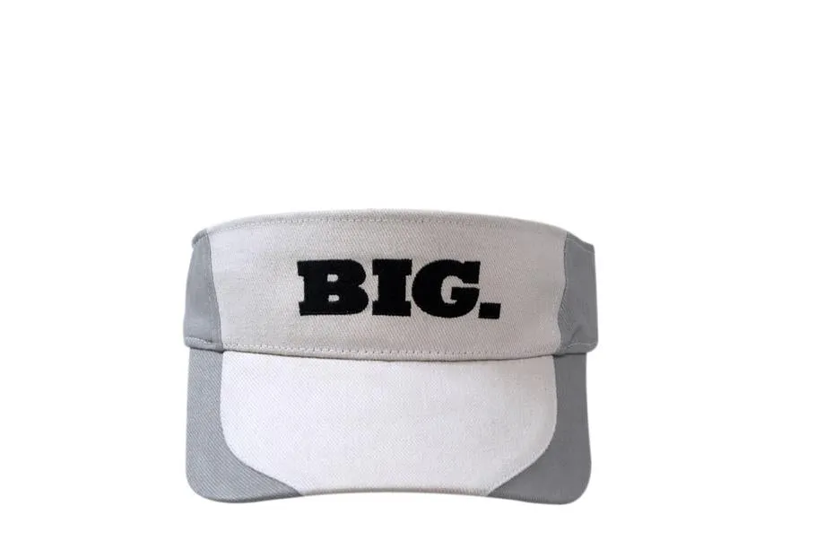 BRUSHED HEAVY COTTON VISOR WITH PEAK INSERTS