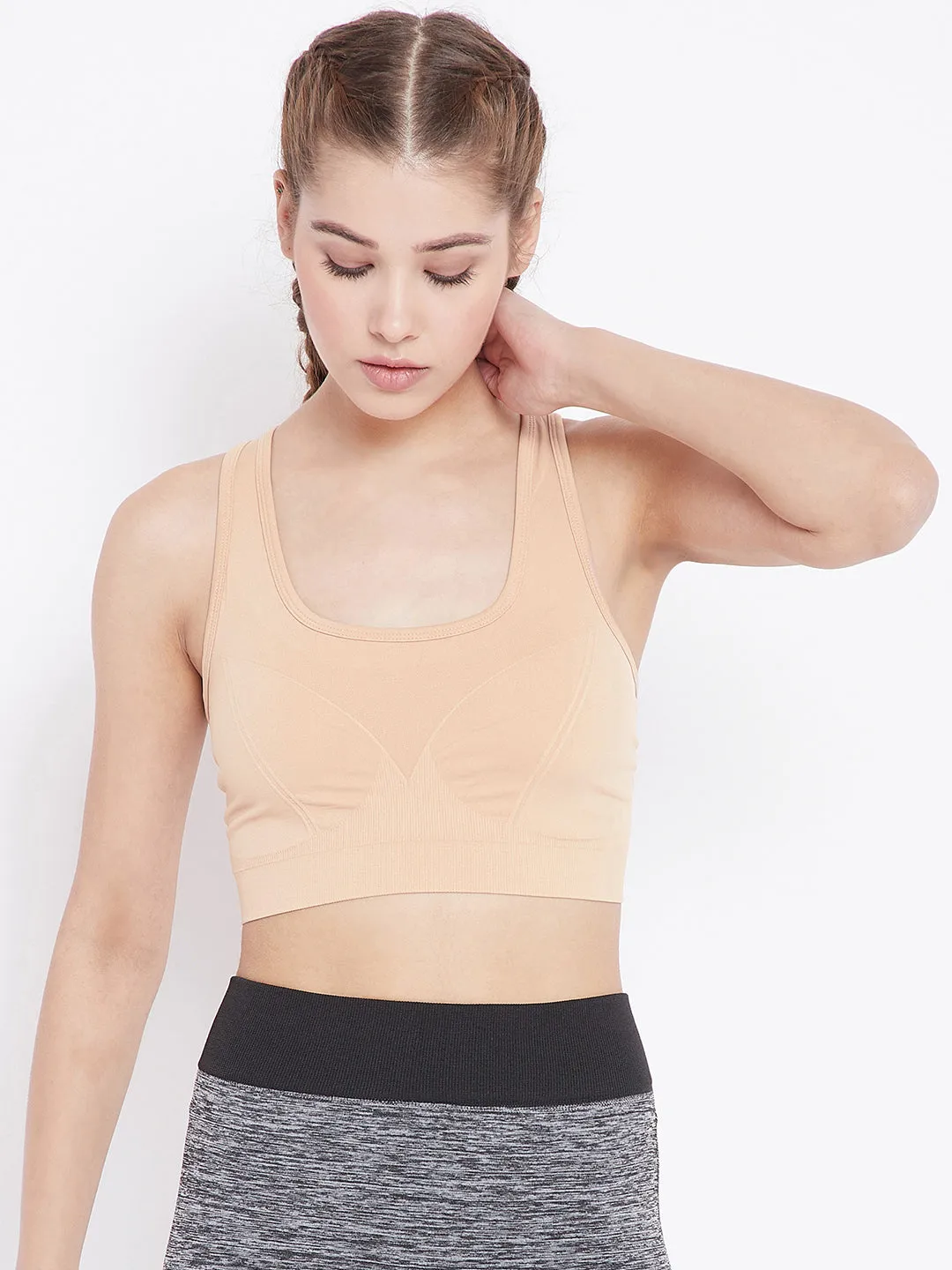 C9 Airwear seamless Women's Sports Bra - Nude