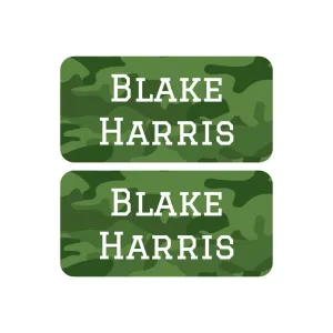 Camo Shoe Labels