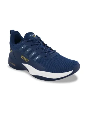 Campus Men Blue Mesh Road Running Shoes