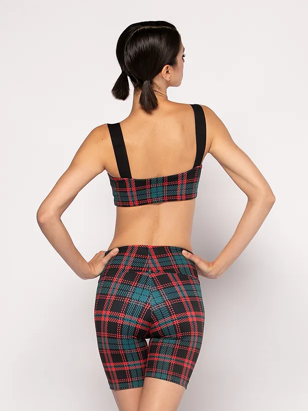 Carolyn Crop Top Holiday Plaid RTW