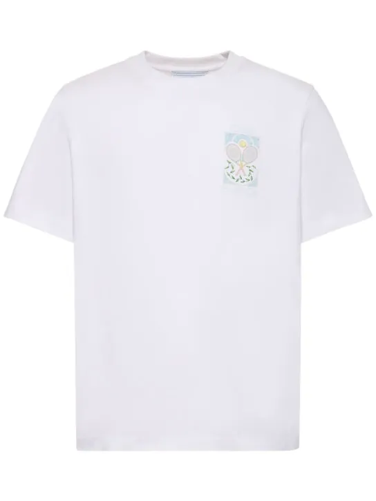 Casablanca   Tennis Pastelle printed t-shirt 